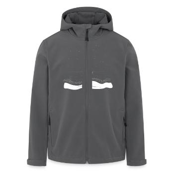 Mann und das Meer - Recycelte Männer Softshell-Jacke von Stanley/Stella - Anthrazit - Vorne - AI Model Male 185 light (185cm)
