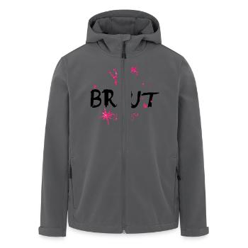 Braut - Recycelte Männer Softshell-Jacke von Stanley/Stella - Anthrazit - Vorne - AI Model Male 185 light (185cm)