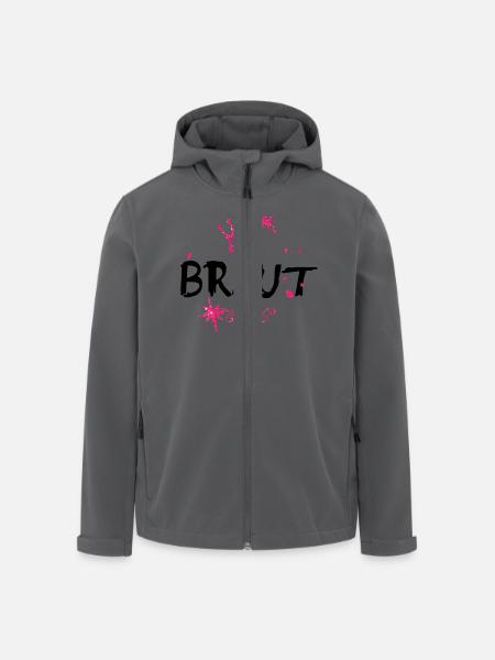 Braut - Recycelte Männer Softshell-Jacke von Stanley/Stella - Anthrazit