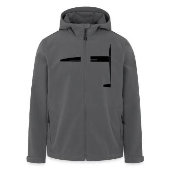 segelflugzeug glider - Recycelte Männer Softshell-Jacke von Stanley/Stella - Anthrazit - Vorne - AI Model Male 185 light (185cm)