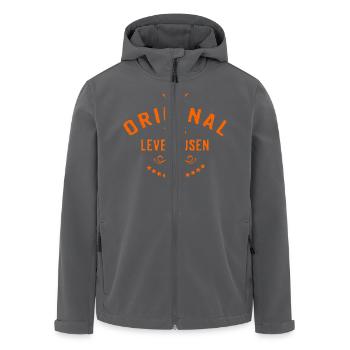 Städte Motiv Leverkusen City Geschenk - Recycelte Männer Softshell-Jacke von Stanley/Stella - Anthrazit - Vorne - AI Model Male 185 light (185cm)