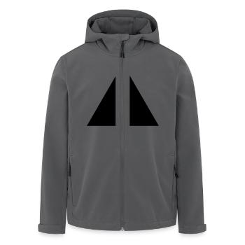 triangle - Recycelte Männer Softshell-Jacke von Stanley/Stella - Anthrazit - Vorne - AI Model Male 185 light (185cm)