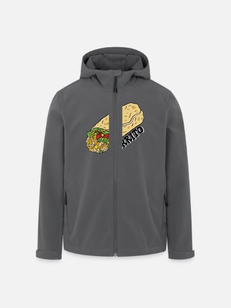 Burritos - Recycelte Männer Softshell-Jacke von Stanley/Stella - Anthrazit