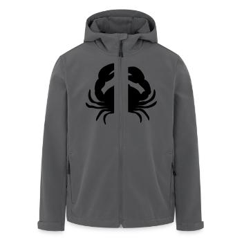 crab - Recycelte Männer Softshell-Jacke von Stanley/Stella - Anthrazit - Vorne - AI Model Male 185 light (185cm)