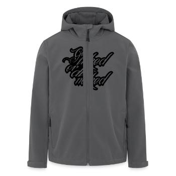tattoo inked - Recycelte Männer Softshell-Jacke von Stanley/Stella - Anthrazit - Vorne - AI Model Male 185 light (185cm)
