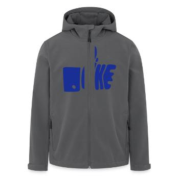 Like - Recycelte Männer Softshell-Jacke von Stanley/Stella - Anthrazit - Vorne - AI Model Male 185 light (185cm)