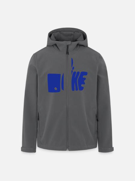 Like - Recycelte Männer Softshell-Jacke von Stanley/Stella - Anthrazit