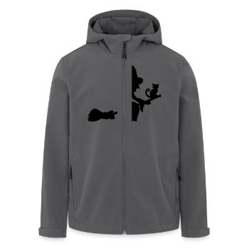 Hexe - Recycelte Männer Softshell-Jacke von Stanley/Stella - Anthrazit - Vorne - AI Model Male 185 light (185cm)