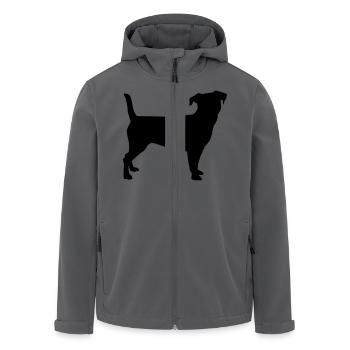 Jack Russell - Recycelte Männer Softshell-Jacke von Stanley/Stella - Anthrazit - Vorne - AI Model Male 185 light (185cm)