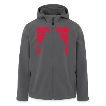 Theater - Recycelte Männer Softshell-Jacke von Stanley/Stella - Anthrazit - Vorne - AI Model Male 185 light (185cm)