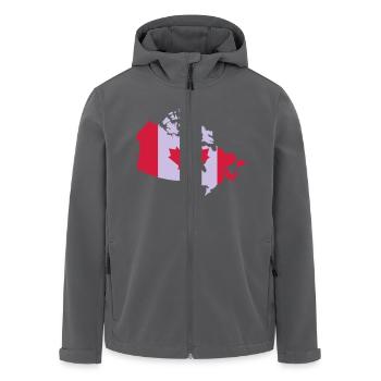 Kanada, Canada - Recycelte Männer Softshell-Jacke von Stanley/Stella - Anthrazit - Vorne - AI Model Male 185 light (185cm)