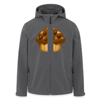 Smiley Muffin - Recycelte Männer Softshell-Jacke von Stanley/Stella - Anthrazit - Vorne - AI Model Male 185 light (185cm)