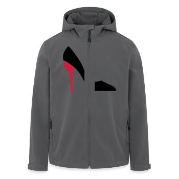 high_heels_2 - Recycelte Männer Softshell-Jacke von Stanley/Stella - Anthrazit - Vorne - AI Model Male 185 light (185cm)