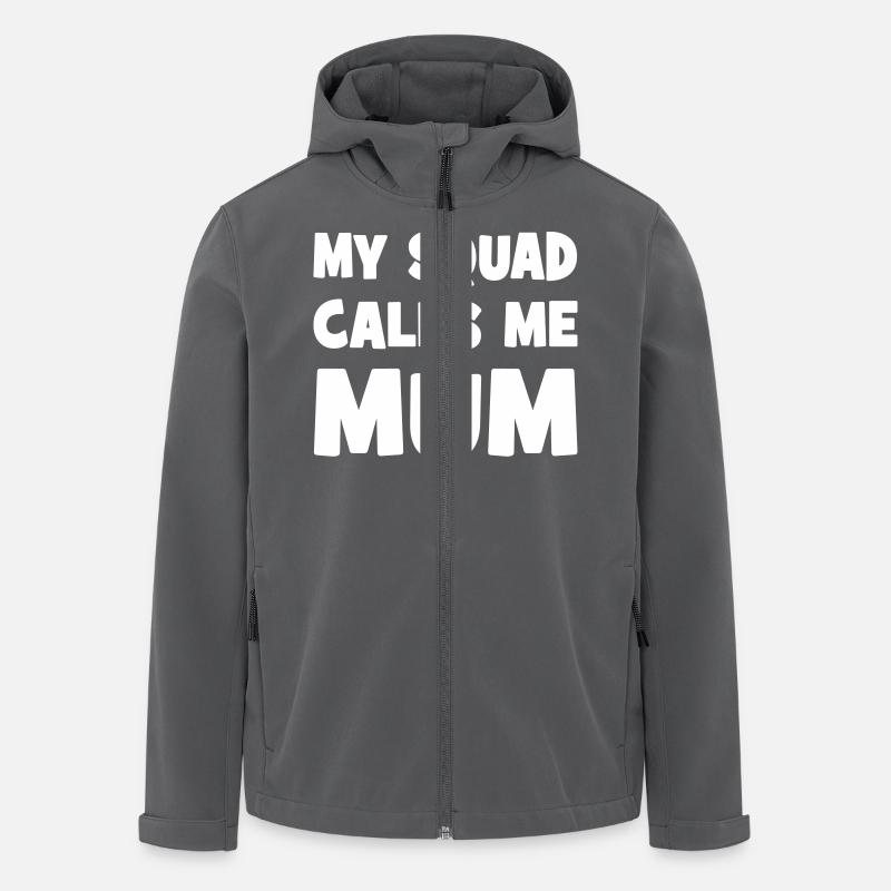 Mutter - Recycelte Männer Softshell-Jacke von Stanley/Stella - Anthrazit