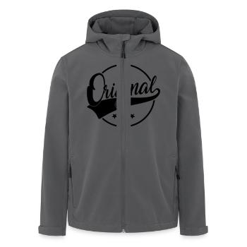 The Original - Das Original - The Remix - Familie - Recycelte Männer Softshell-Jacke von Stanley/Stella - Anthrazit - Vorne - AI Model Male 185 light (185cm)