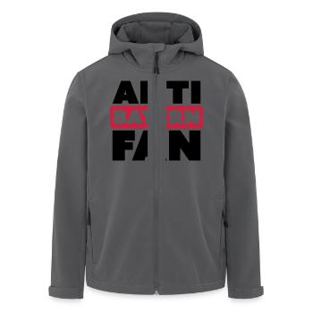 ANTI BAYERN FAN - Recycelte Männer Softshell-Jacke von Stanley/Stella - Anthrazit - Vorne - AI Model Male 185 light (185cm)