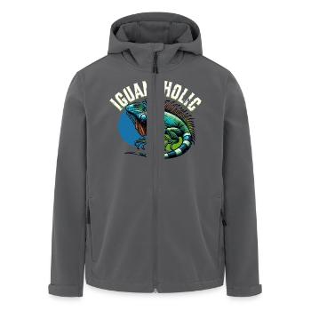 Leguan - Recycelte Männer Softshell-Jacke von Stanley/Stella - Anthrazit - Vorne - AI Model Male 185 light (185cm)