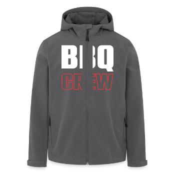 Bbq Crew - Recycelte Männer Softshell-Jacke von Stanley/Stella - Anthrazit - Vorne - AI Model Male 185 light (185cm)