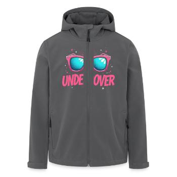 Undercover Speech - Sonnenbrille Design - Recycelte Männer Softshell-Jacke von Stanley/Stella - Anthrazit - Vorne - AI Model Male 185 light (185cm)