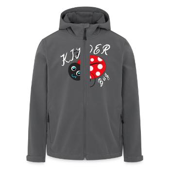 Kinder Bug Funny Cute Ladybug Kindergarten - Recycelte Männer Softshell-Jacke von Stanley/Stella - Anthrazit - Vorne - AI Model Male 185 light (185cm)