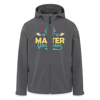 Master Gardener Botanical Gardening - Recycelte Männer Softshell-Jacke von Stanley/Stella - Anthrazit - Vorne - AI Model Male 185 light (185cm)