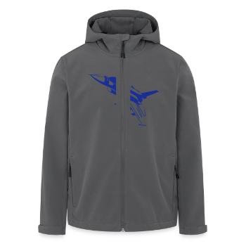 F16 - Recycelte Männer Softshell-Jacke von Stanley/Stella - Anthrazit - Vorne - AI Model Male 185 light (185cm)