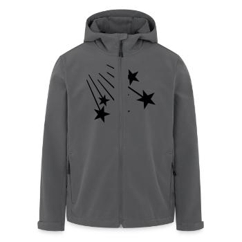 Stars - Recycelte Männer Softshell-Jacke von Stanley/Stella - Anthrazit - Vorne - AI Model Male 185 light (185cm)