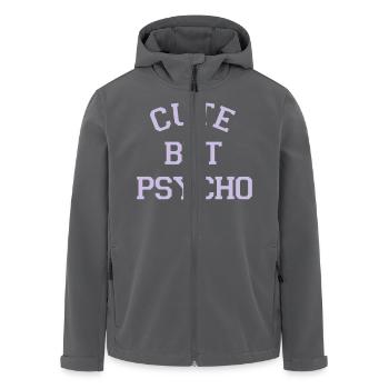 SÜSS ABER PSYCHO - Recycelte Männer Softshell-Jacke von Stanley/Stella - Anthrazit - Vorne - AI Model Male 185 light (185cm)