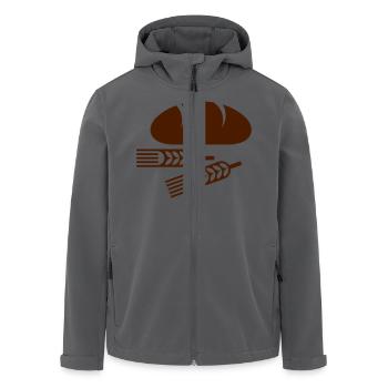 Brot - Recycelte Männer Softshell-Jacke von Stanley/Stella - Anthrazit - Vorne - AI Model Male 185 light (185cm)