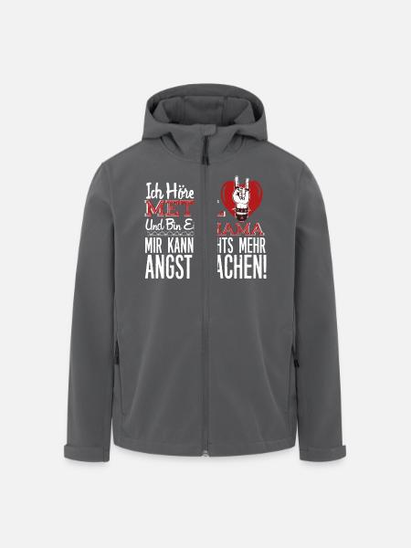 Metal Mama - Recycelte Männer Softshell-Jacke von Stanley/Stella - Anthrazit