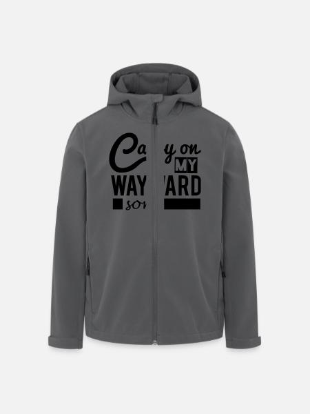 Supernatural: Carry On! - Recycelte Männer Softshell-Jacke von Stanley/Stella - Anthrazit