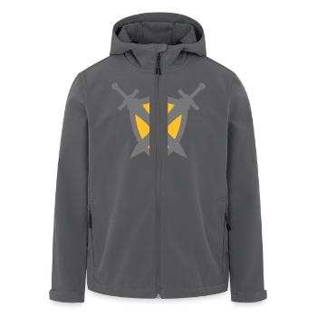 Motiv Wappen 5 - Recycelte Männer Softshell-Jacke von Stanley/Stella - Anthrazit - Vorne - AI Model Male 185 light (185cm)