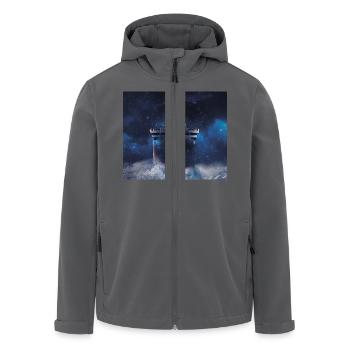 Titanic - Recycelte Männer Softshell-Jacke von Stanley/Stella - Anthrazit - Vorne - AI Model Male 185 light (185cm)