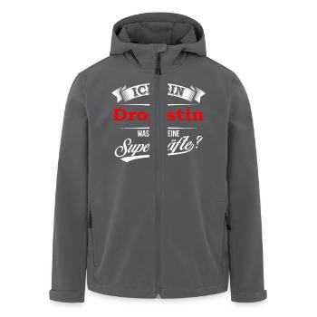Drogist Drogistin Drogisten Drogerie Drogerien - Recycelte Männer Softshell-Jacke von Stanley/Stella - Anthrazit - Vorne - AI Model Male 185 light (185cm)