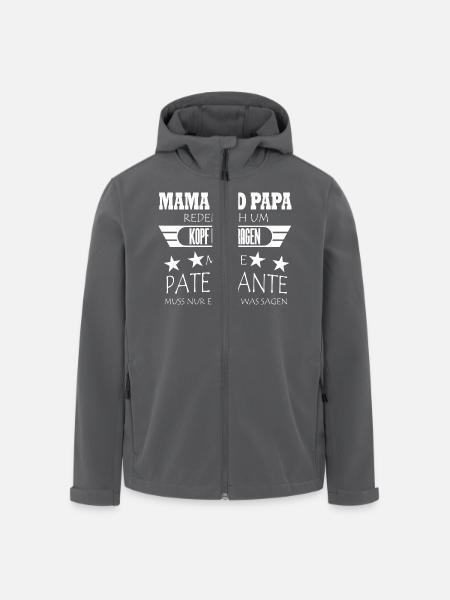 KOPF UND KRAGEN PATENTANTE - Recycelte Männer Softshell-Jacke von Stanley/Stella - Anthrazit