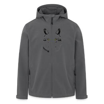 Wolf - Recycelte Männer Softshell-Jacke von Stanley/Stella - Anthrazit - Vorne - AI Model Male 185 light (185cm)