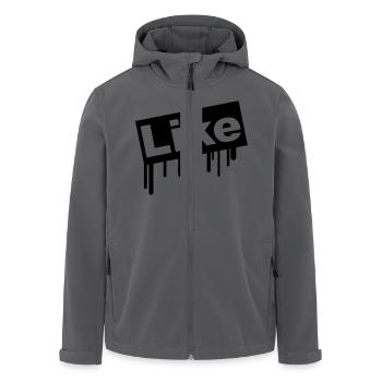 like - Recycelte Männer Softshell-Jacke von Stanley/Stella - Anthrazit - Vorne - AI Model Male 185 light (185cm)