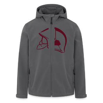 Feuerwehr - Recycelte Männer Softshell-Jacke von Stanley/Stella - Anthrazit - Vorne - AI Model Male 185 light (185cm)