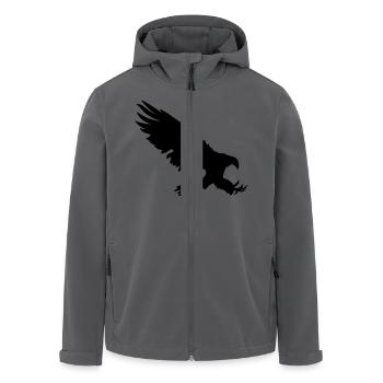 adler - Recycelte Männer Softshell-Jacke von Stanley/Stella - Anthrazit - Vorne - AI Model Male 185 light (185cm)