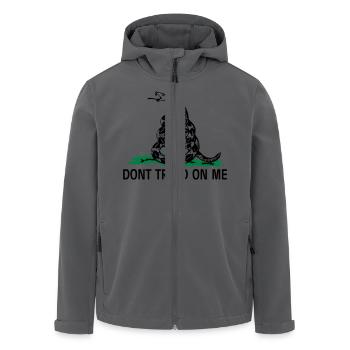 Gadsden Flag - Recycelte Männer Softshell-Jacke von Stanley/Stella - Anthrazit - Vorne - AI Model Male 185 light (185cm)