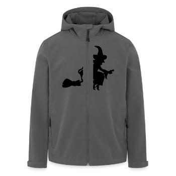 Hexe - Recycelte Männer Softshell-Jacke von Stanley/Stella - Anthrazit - Vorne - AI Model Male 185 light (185cm)