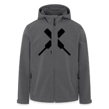 Cricket - Recycelte Männer Softshell-Jacke von Stanley/Stella - Anthrazit - Vorne - AI Model Male 185 light (185cm)