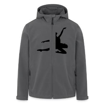 Ballett - Recycelte Männer Softshell-Jacke von Stanley/Stella - Anthrazit - Vorne - AI Model Male 185 light (185cm)
