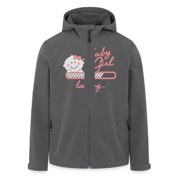 Baby Girl loading... - Recycelte Männer Softshell-Jacke von Stanley/Stella - Anthrazit - Vorne - AI Model Male 185 light (185cm)