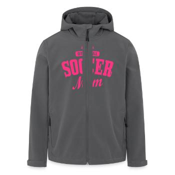 soccer mom - Recycelte Männer Softshell-Jacke von Stanley/Stella - Anthrazit - Vorne - AI Model Male 185 light (185cm)