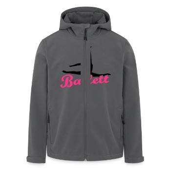 Ballett - Recycelte Männer Softshell-Jacke von Stanley/Stella - Anthrazit - Vorne - AI Model Male 185 light (185cm)
