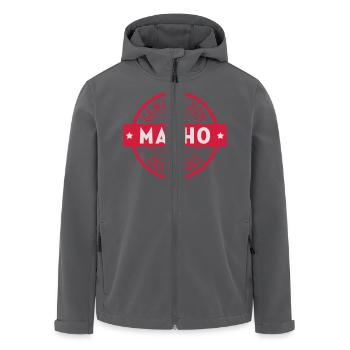 Macho Sexist Sexistin Sexismus Frauenfeind - Recycelte Männer Softshell-Jacke von Stanley/Stella - Anthrazit - Vorne - AI Model Male 185 light (185cm)
