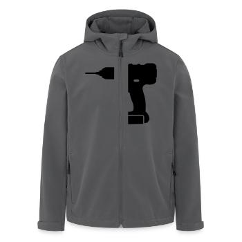 Werkzeuge - Recycelte Männer Softshell-Jacke von Stanley/Stella - Anthrazit - Vorne - AI Model Male 185 light (185cm)