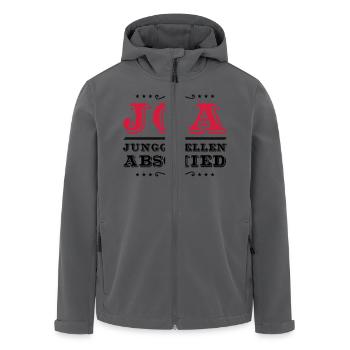 jga junggesellen abschied - Recycelte Männer Softshell-Jacke von Stanley/Stella - Anthrazit - Vorne - AI Model Male 185 light (185cm)
