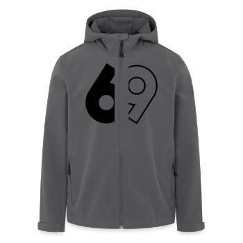 69 - Recycelte Männer Softshell-Jacke von Stanley/Stella - Anthrazit - Vorne - AI Model Male 185 light (185cm)